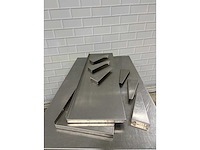 Rvs wandschap (2x) - afbeelding 2 van  3