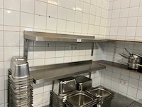Rvs wandschap (2x) - afbeelding 1 van  5