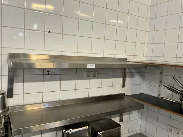 Rvs wandschap (2x) - afbeelding 3 van  5