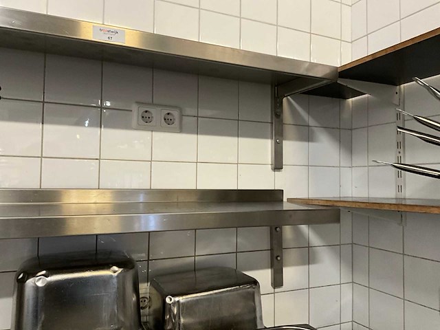 Rvs wandschap (2x) - afbeelding 5 van  5