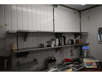 Rvs wandschap (2x) - afbeelding 1 van  2