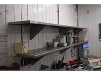 Rvs wandschap (2x) - afbeelding 2 van  2