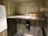 Rvs wandschap (2x) - afbeelding 1 van  2