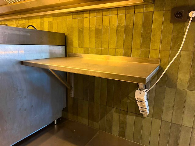 Rvs wandschap (2x) - afbeelding 2 van  2