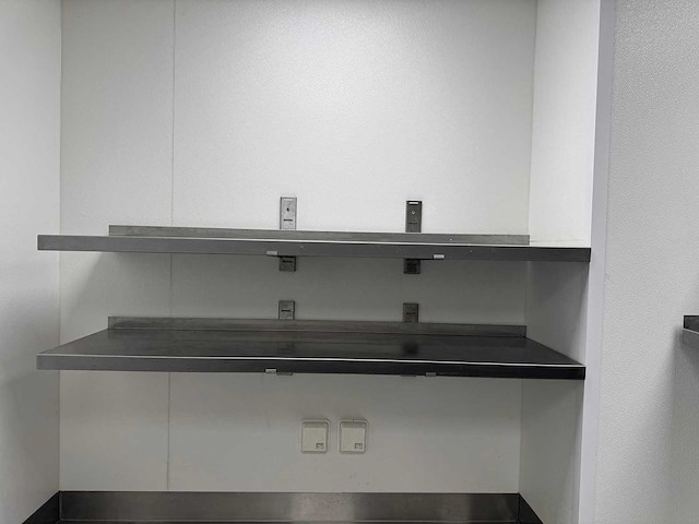 Rvs wandschap (2x) - afbeelding 2 van  4