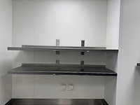 Rvs wandschap (2x) - afbeelding 2 van  4