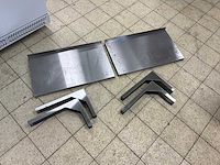 Rvs wandschap (2x) - afbeelding 2 van  4