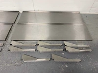 Rvs wandschap (2x) - afbeelding 2 van  6