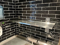 Rvs wandschap (3x) - afbeelding 2 van  4