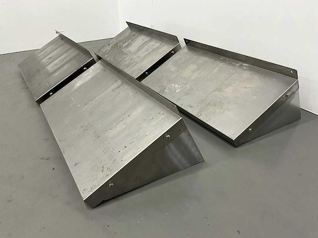 Rvs wandschap (4x) - afbeelding 1 van  4