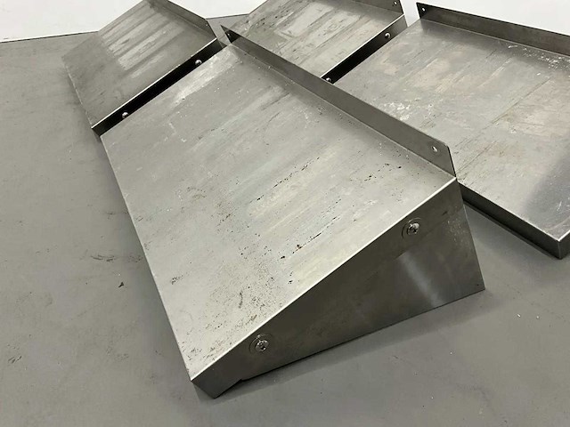 Rvs wandschap (4x) - afbeelding 4 van  4