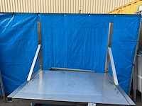 Rvs wandschap 97cm - afbeelding 1 van  3