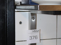 Rvs wandschap afm. 203 x 30 cm. - afbeelding 3 van  3