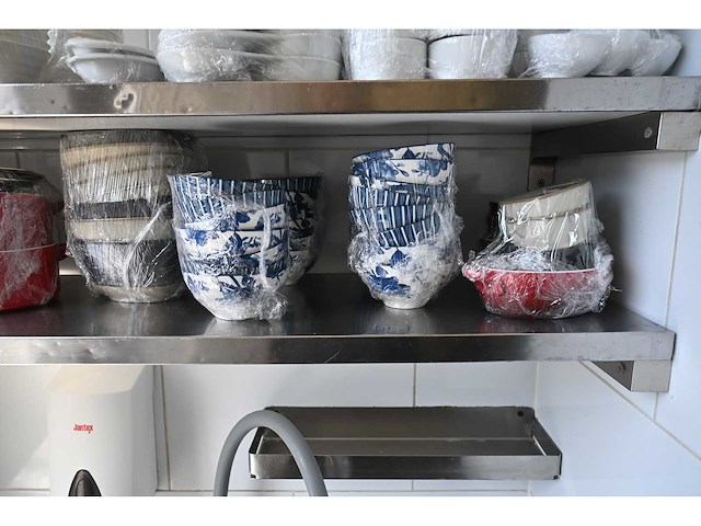 Rvs wandschap inclusief inhoud keuken benodigdheden (6x) - afbeelding 2 van  15