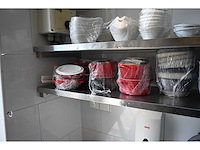 Rvs wandschap inclusief inhoud keuken benodigdheden (6x) - afbeelding 3 van  15