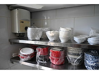 Rvs wandschap inclusief inhoud keuken benodigdheden (6x) - afbeelding 4 van  15