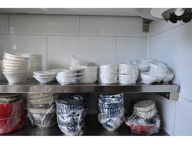 Rvs wandschap inclusief inhoud keuken benodigdheden (6x) - afbeelding 5 van  15