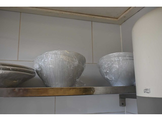 Rvs wandschap inclusief inhoud keuken benodigdheden (6x) - afbeelding 6 van  15