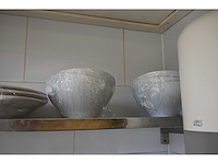 Rvs wandschap inclusief inhoud keuken benodigdheden (6x) - afbeelding 6 van  15