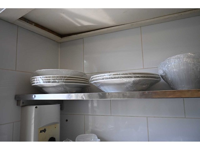Rvs wandschap inclusief inhoud keuken benodigdheden (6x) - afbeelding 7 van  15