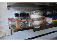 Rvs wandschap inclusief inhoud keuken benodigdheden (6x) - afbeelding 9 van  15