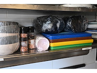 Rvs wandschap inclusief inhoud keuken benodigdheden (6x) - afbeelding 10 van  15