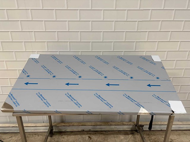 Rvs wandschap (ongebruikt ) - afbeelding 1 van  4