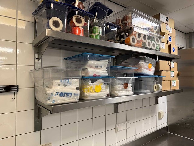 Rvs wandschap - afbeelding 2 van  2