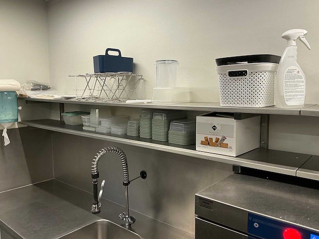 Rvs wandschap - afbeelding 1 van  2