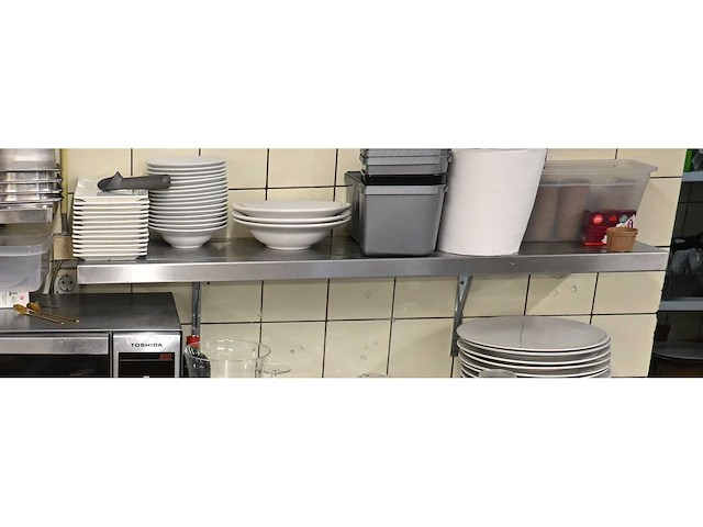 Rvs wandschap - afbeelding 1 van  1