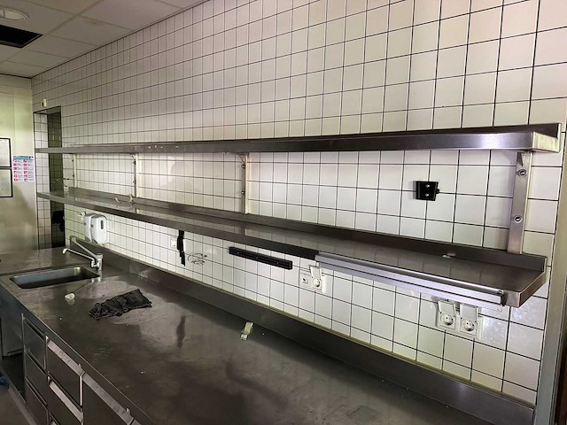 Rvs wandschap - afbeelding 1 van  2