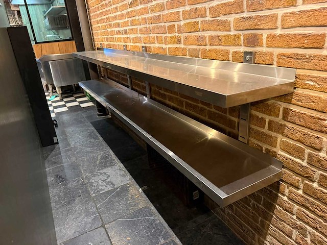 Rvs wandschap - afbeelding 2 van  2