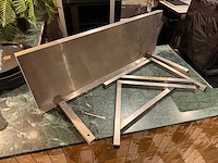 Rvs wandschap - afbeelding 2 van  2