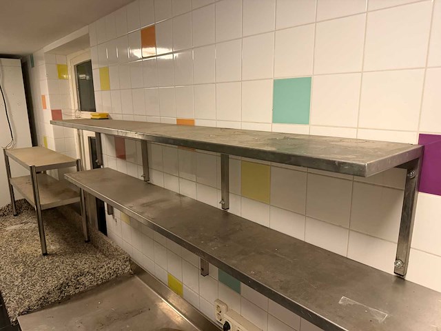 Rvs wandschap - afbeelding 1 van  2