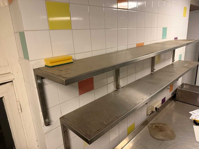 Rvs wandschap - afbeelding 2 van  2