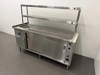Rvs warmhoudkast met warmtebrug & bain-marie - afbeelding 1 van  5