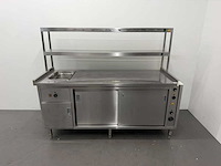 Rvs warmhoudkast met warmtebrug & bain-marie - afbeelding 2 van  5