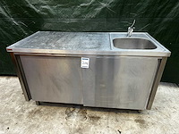 Rvs wastafel - afbeelding 1 van  6