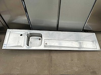 Rvs wastafel - afbeelding 1 van  3