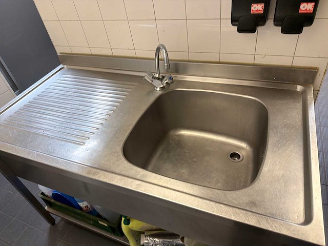 Rvs wastafel - afbeelding 2 van  3