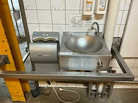 Rvs wastafel