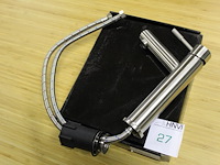 Rvs wastafelkraan clou 250 rond. hoogte kraan 25 cm.