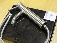 Rvs wastafelkraan clou 250 rond. hoogte kraan 25 cm. - afbeelding 2 van  2