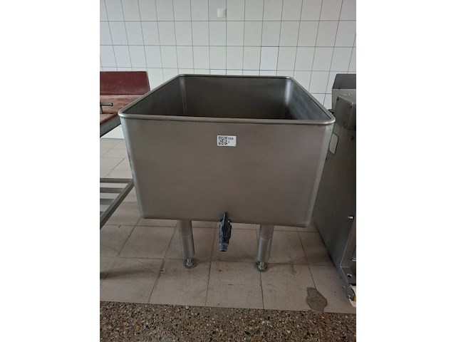 Rvs waterbak met uitloop - afbeelding 1 van  5