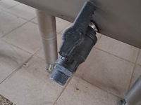 Rvs waterbak met uitloop - afbeelding 3 van  5