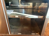 Rvs werk-/uitgiftekast met schuifdeuren - afbeelding 4 van  4