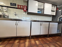 Rvs werkbank met volkern deuren - afbeelding 2 van  8