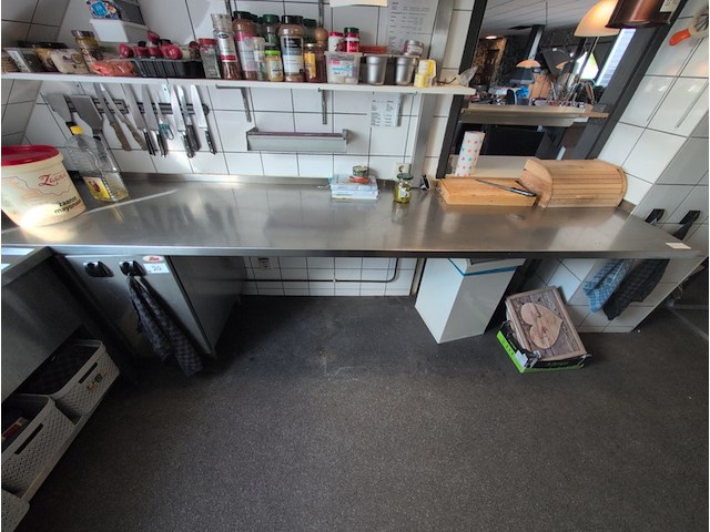 Rvs werkblad met onderkast ilsa - afbeelding 2 van  7