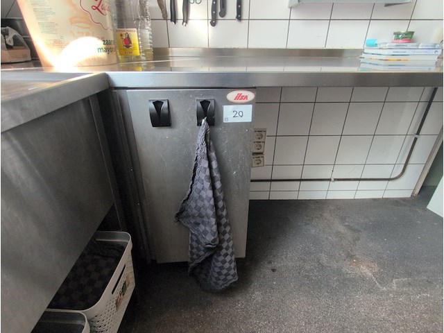 Rvs werkblad met onderkast ilsa - afbeelding 4 van  7