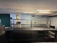 Rvs werkeiland met 2 x ilsa - tmmg3012 koelwerkbank en rvs opzetbrug - afbeelding 2 van  7